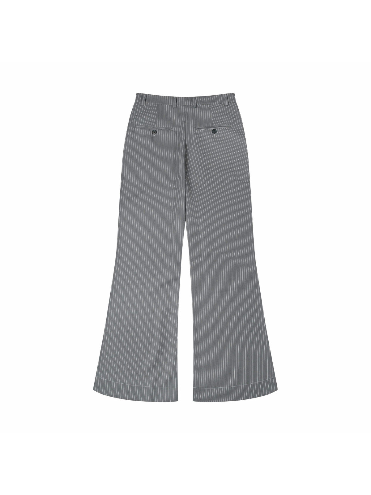 Striped Boot-cut Trousers