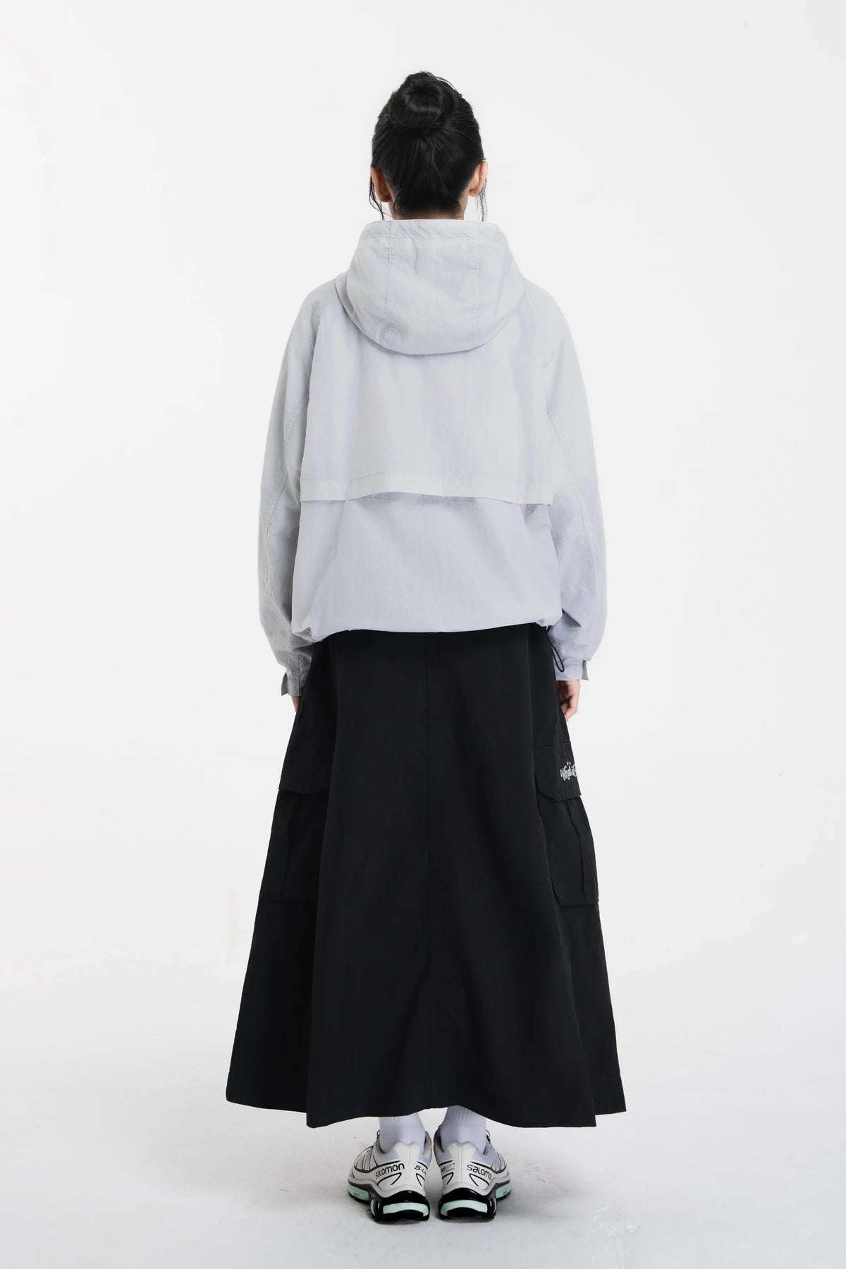 LIGHT GRAY WII BASIC ANGEL PARKA JACKET