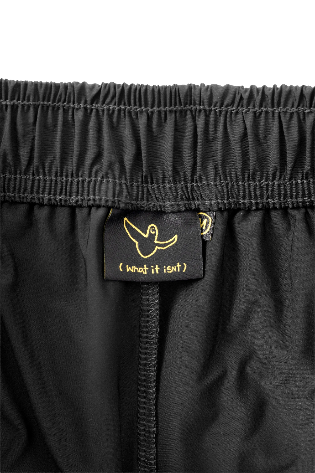 BLACK WII WII POLYAMIDE PUFFY CARGO MINI SKIRT