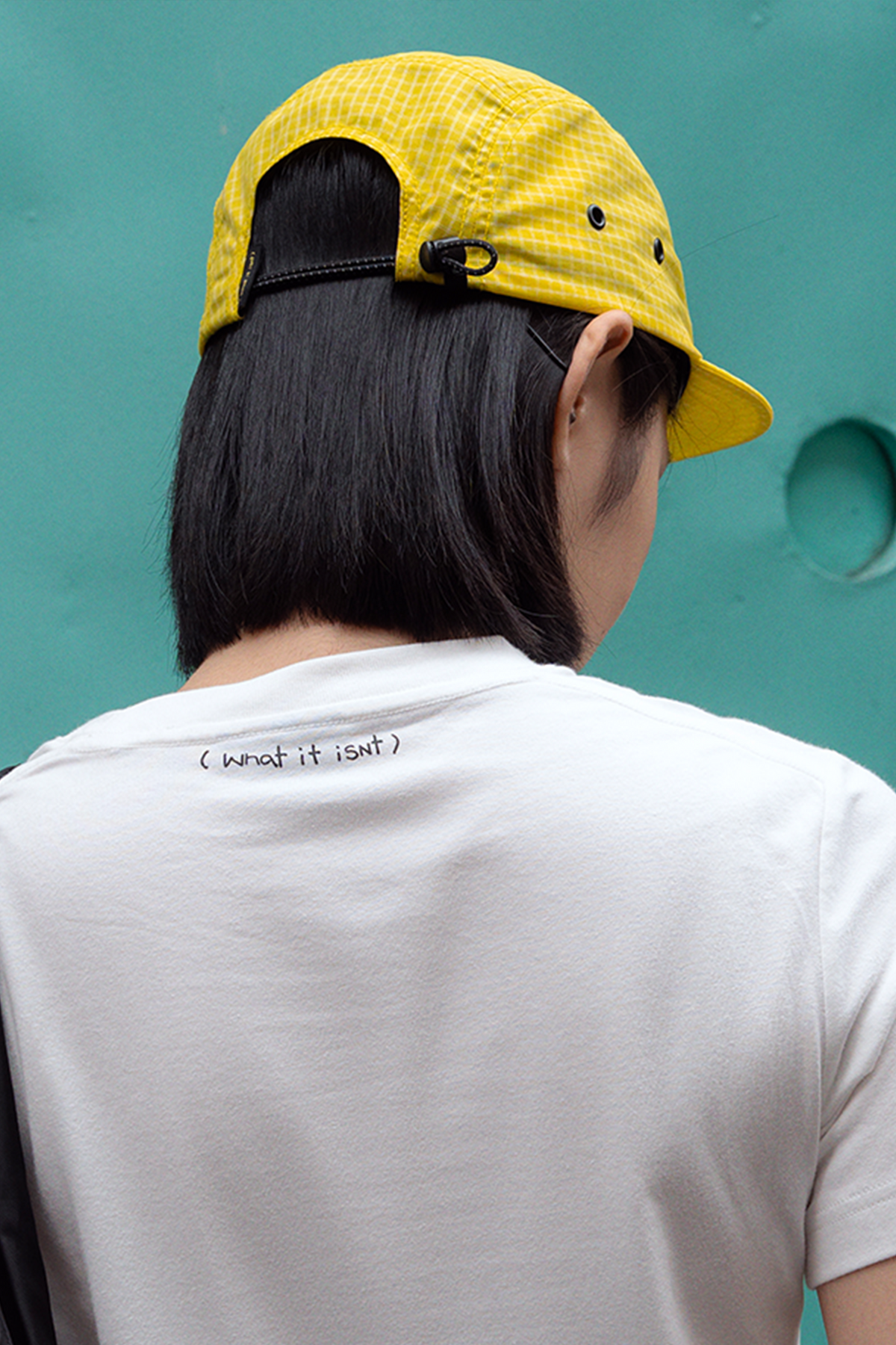 YELLOW 5-PANEL POLYAMIDE RIPSTOP CAP