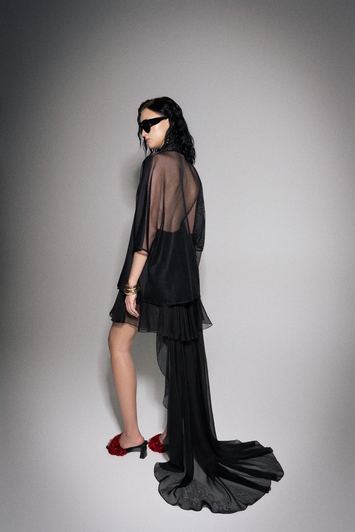 S26 Unisex Black Oversized Top