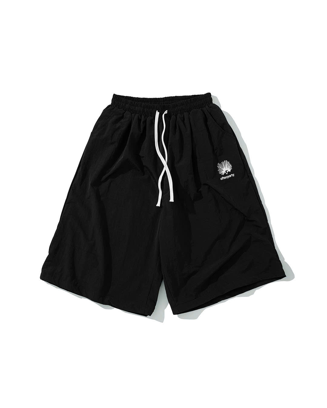 BLACK NHIM NYLON SHORTS