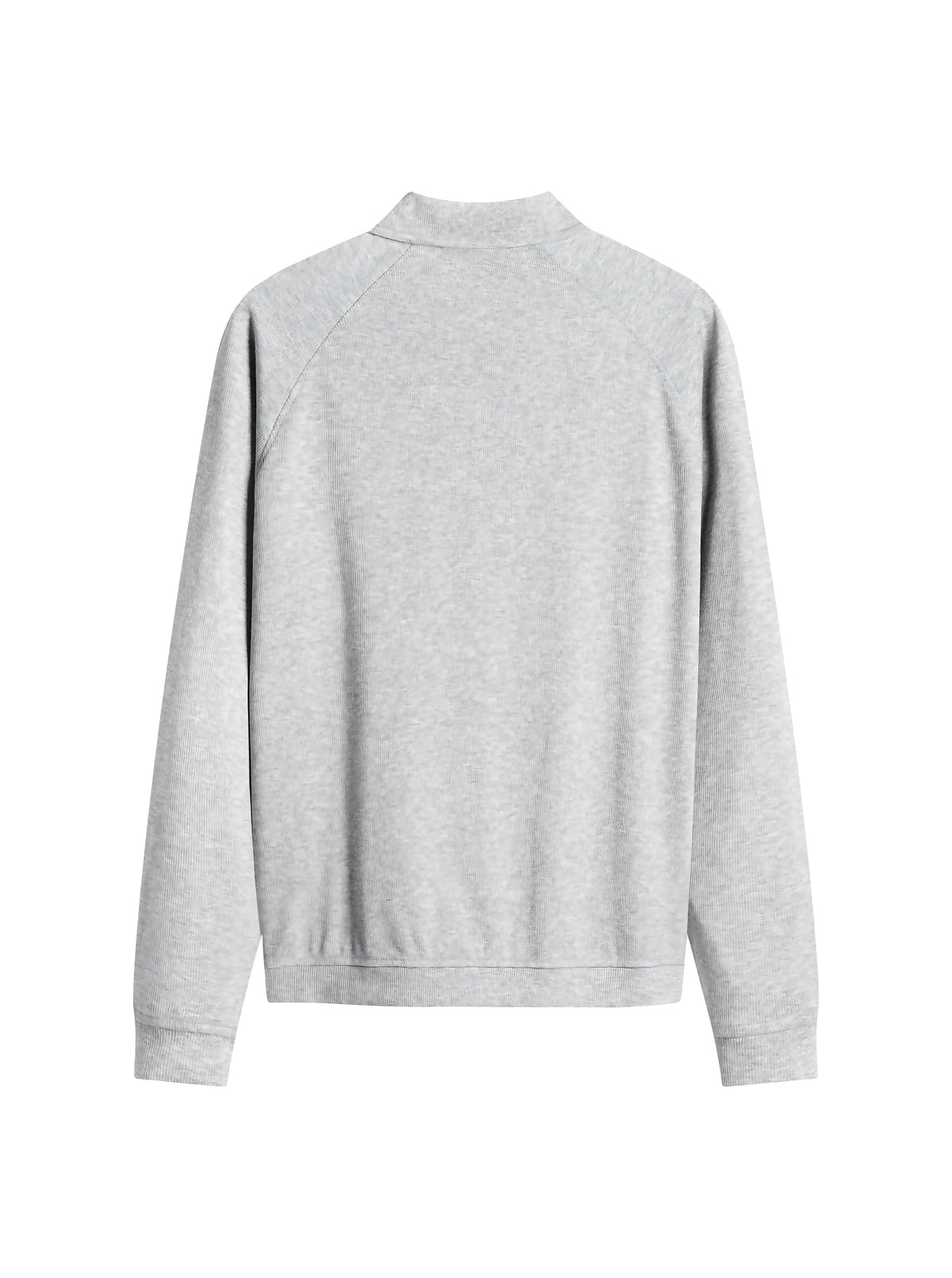 LONG SLEEVE POLO SHIRT - LIGHT GRAY