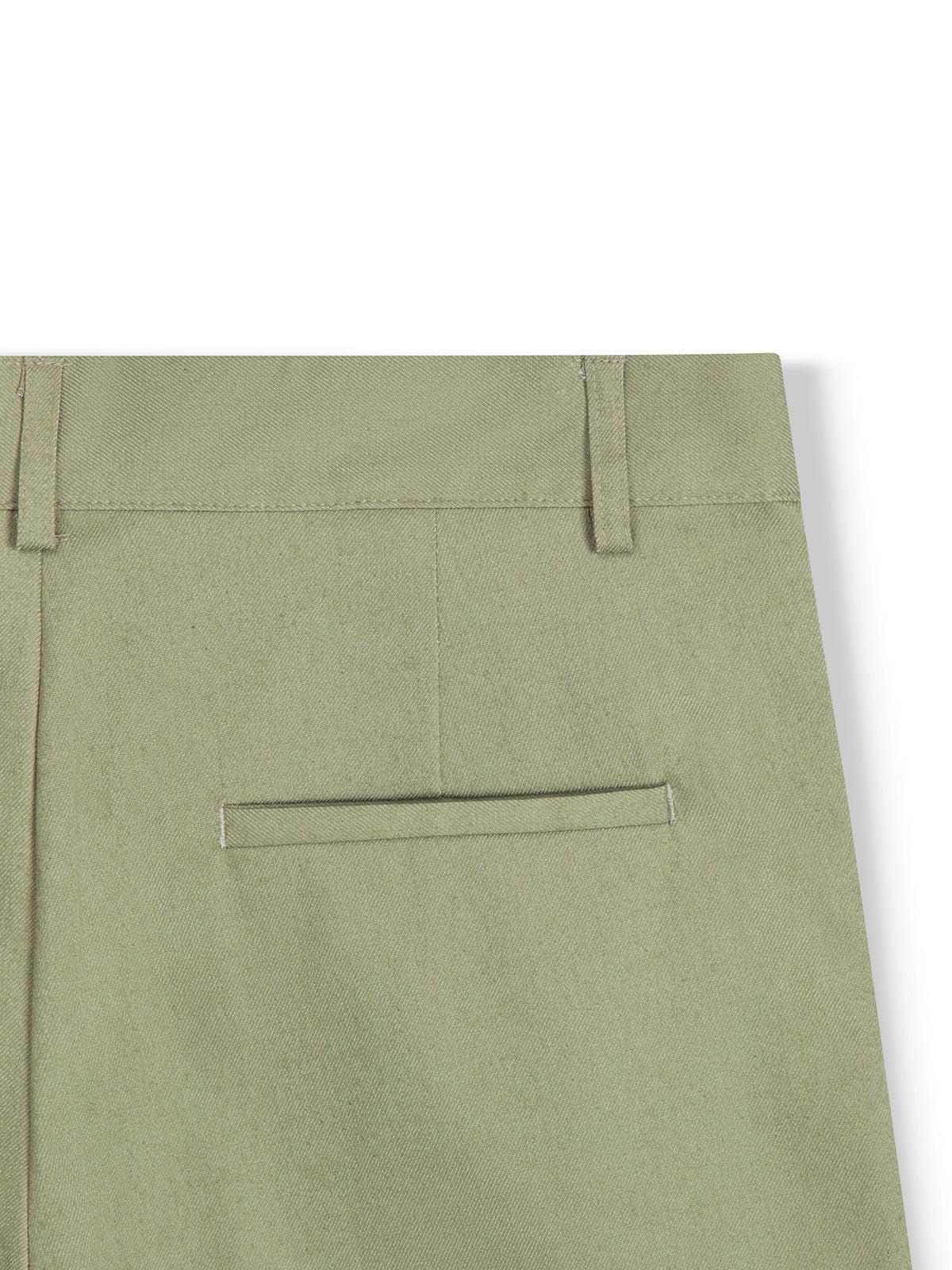 RETREAT DENIM SHORTS - MOSS GREEN