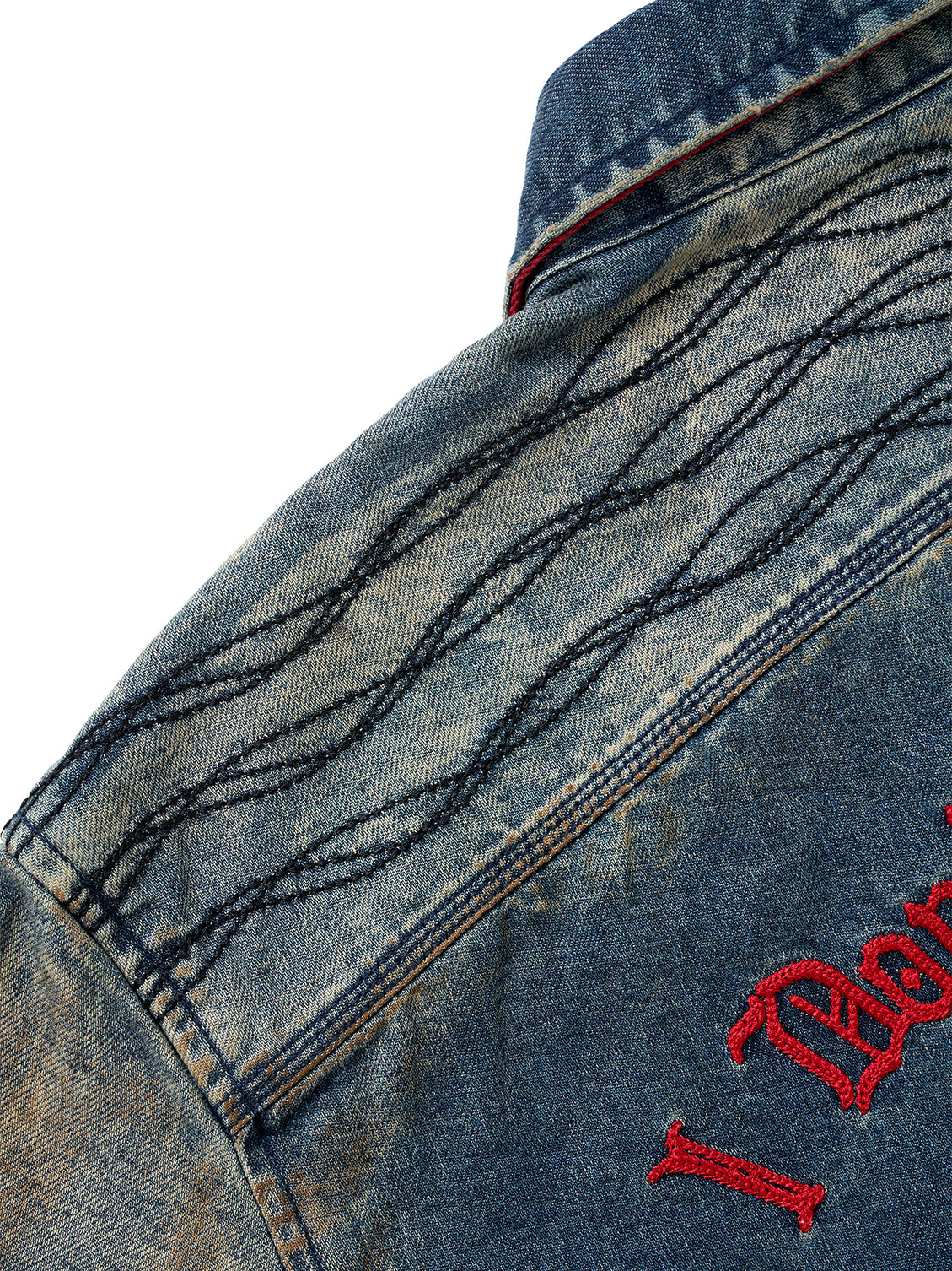 ZANZO BLUE WASHED DENIM SHIRT