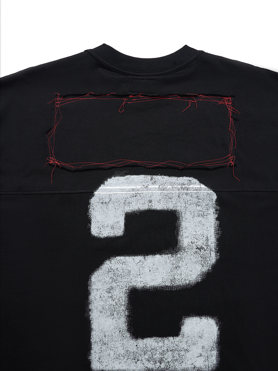 KON OVERSIZED BLACK TEE