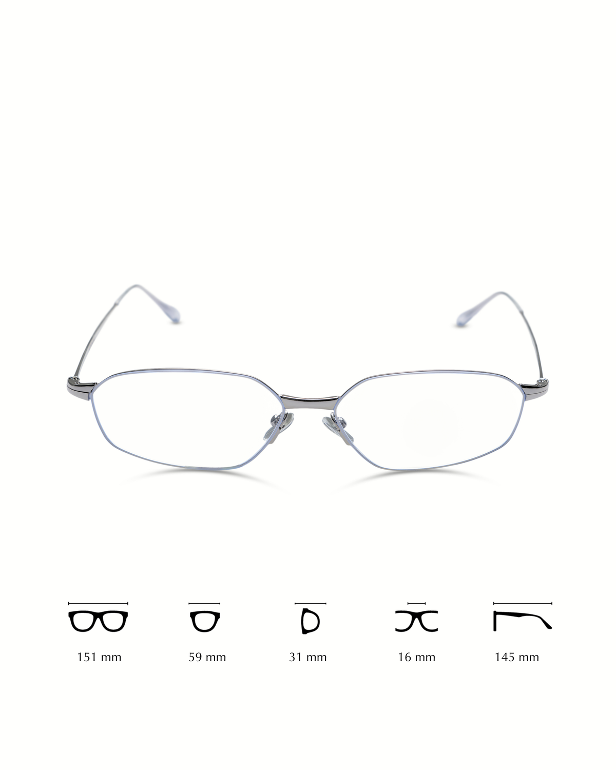 SILVAN - SILVER - TRANSPARENT LENS