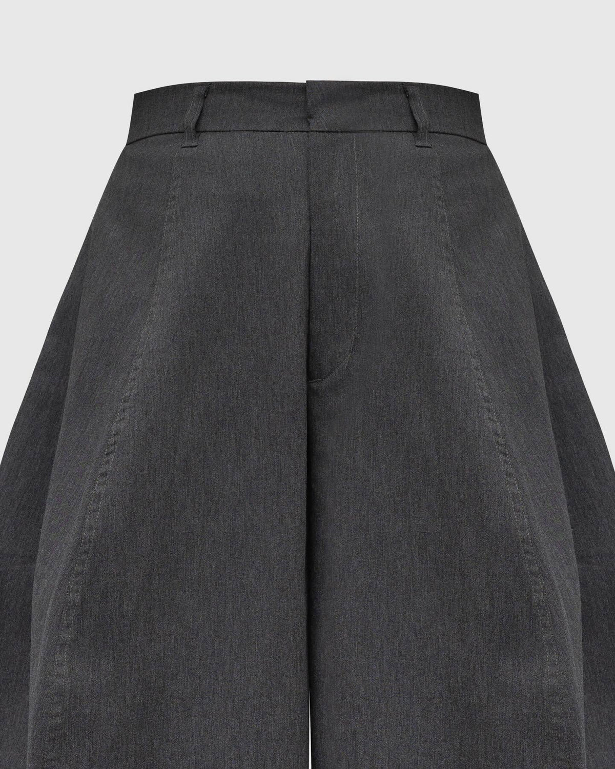 GREY WIDESACK TROUSERS