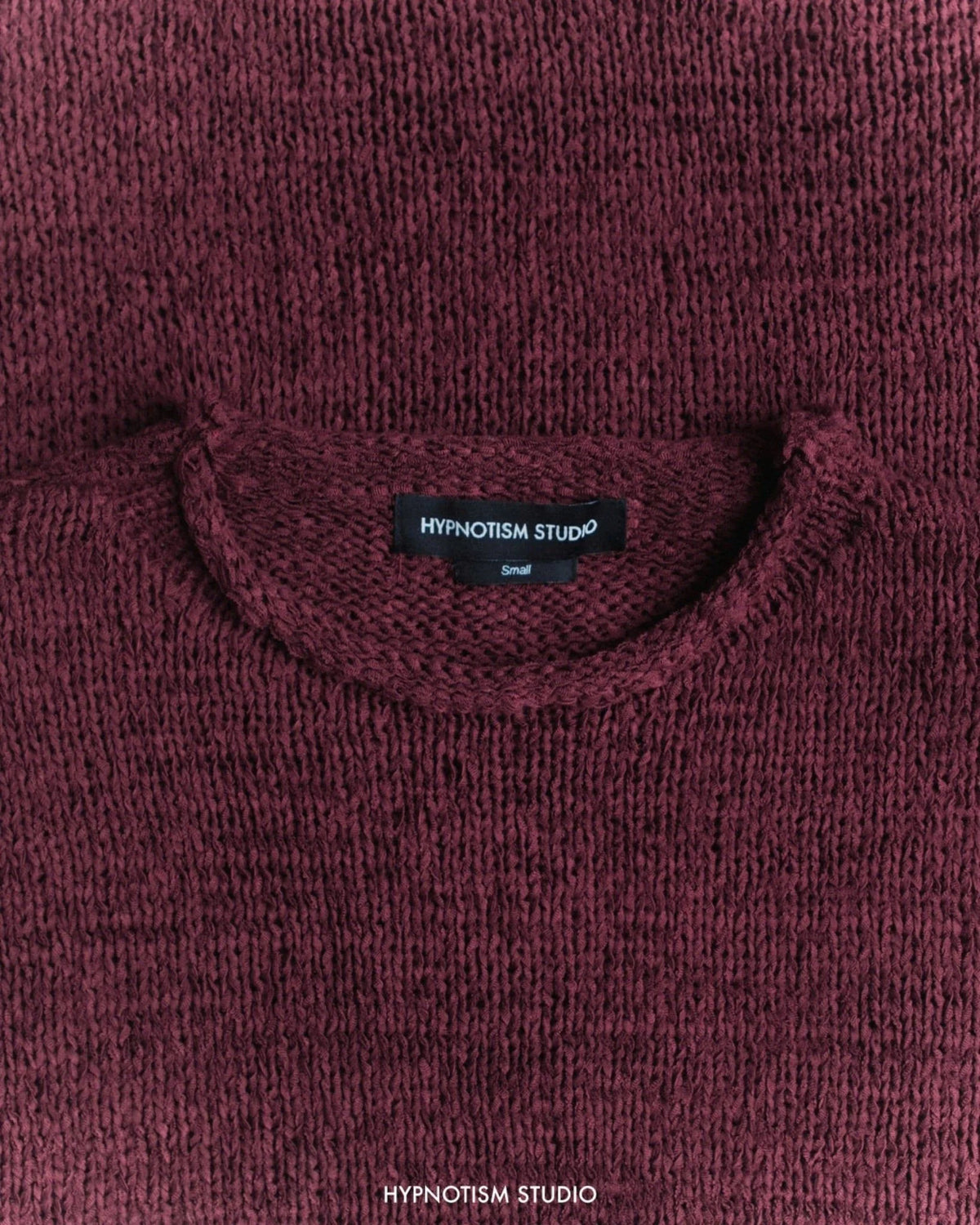 PLUM DRIFTWEAVE KNIT