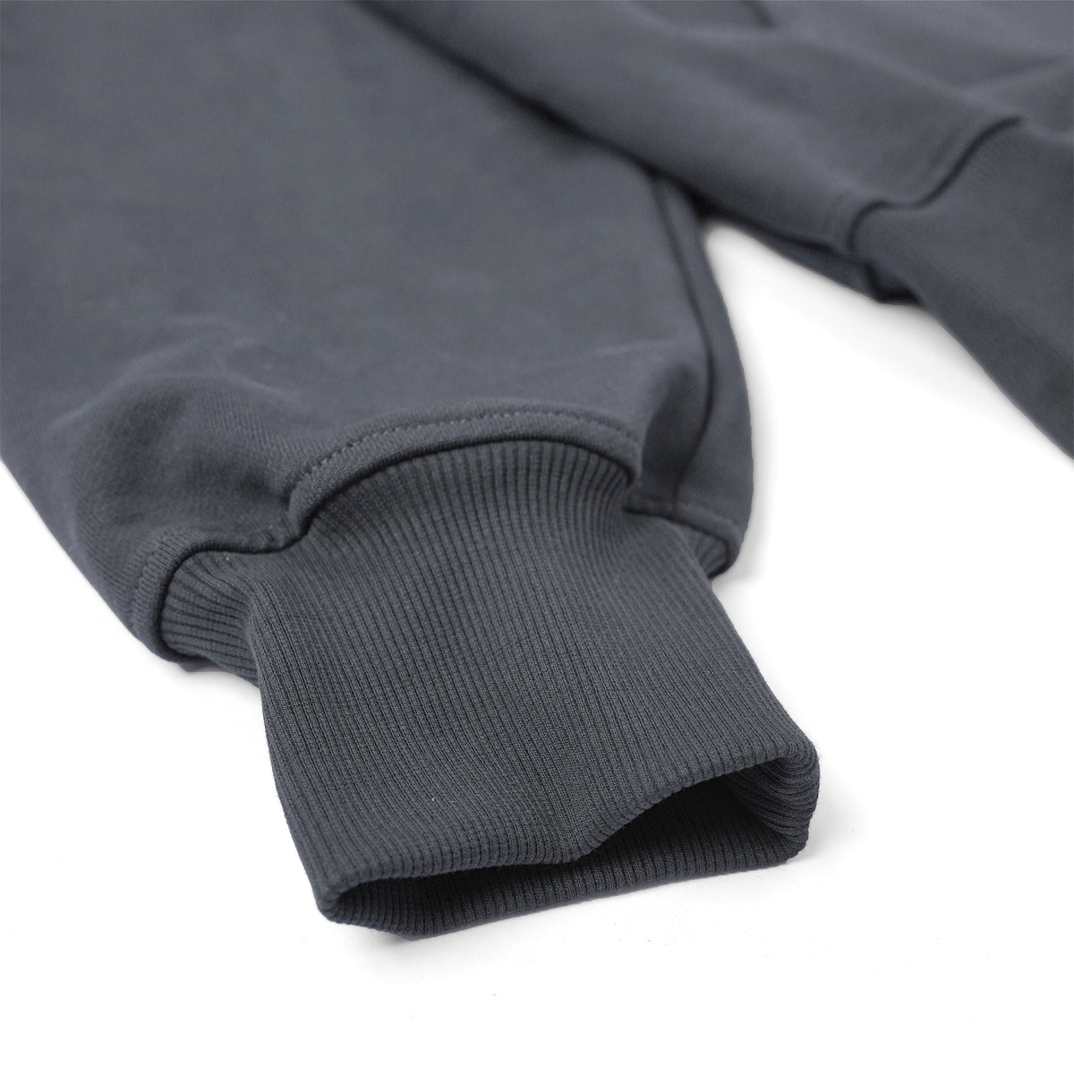 METAL ZIPPED HOODIE/ GREY