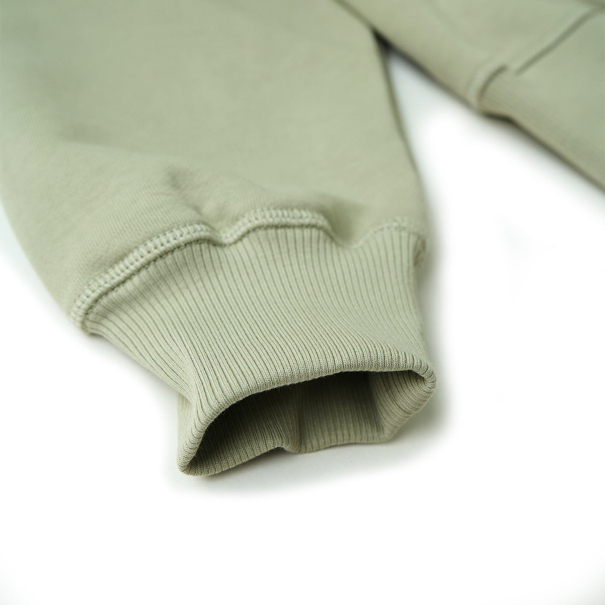BOXY UNIFORM ZIPPED HOODIE/ LIGHT GREEN