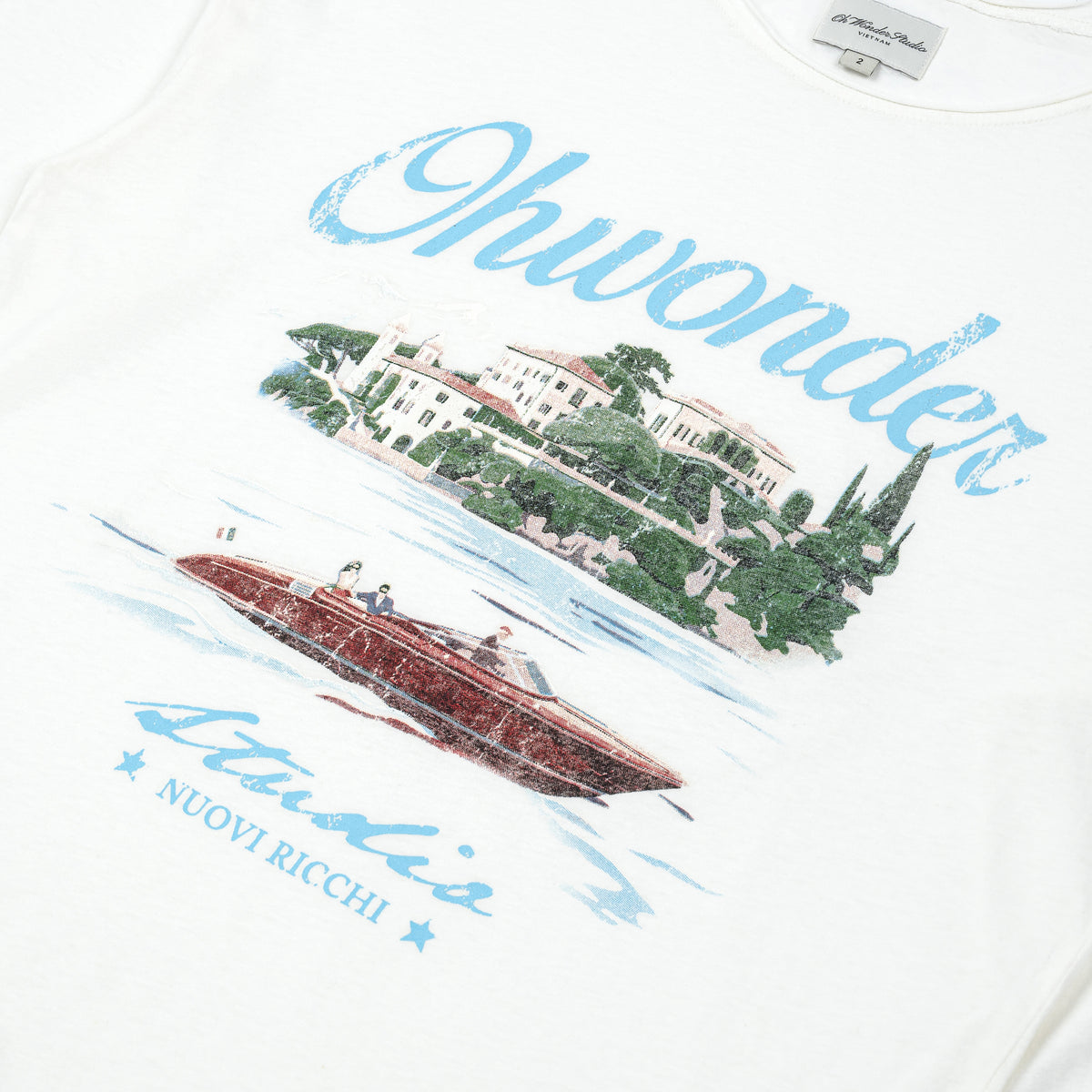 OWST NUOVI RICCI LONGSLEEVES TEE - WHITE