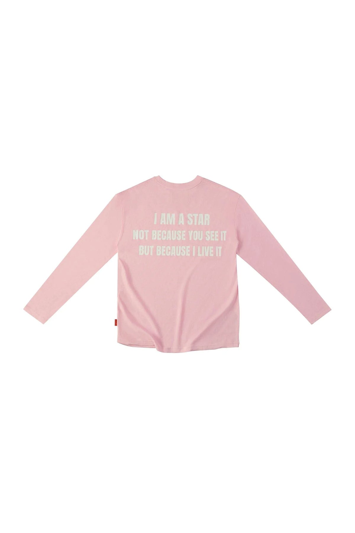 PINK "WHENEVER" STAR MANIFESTO LONGSLEEVES