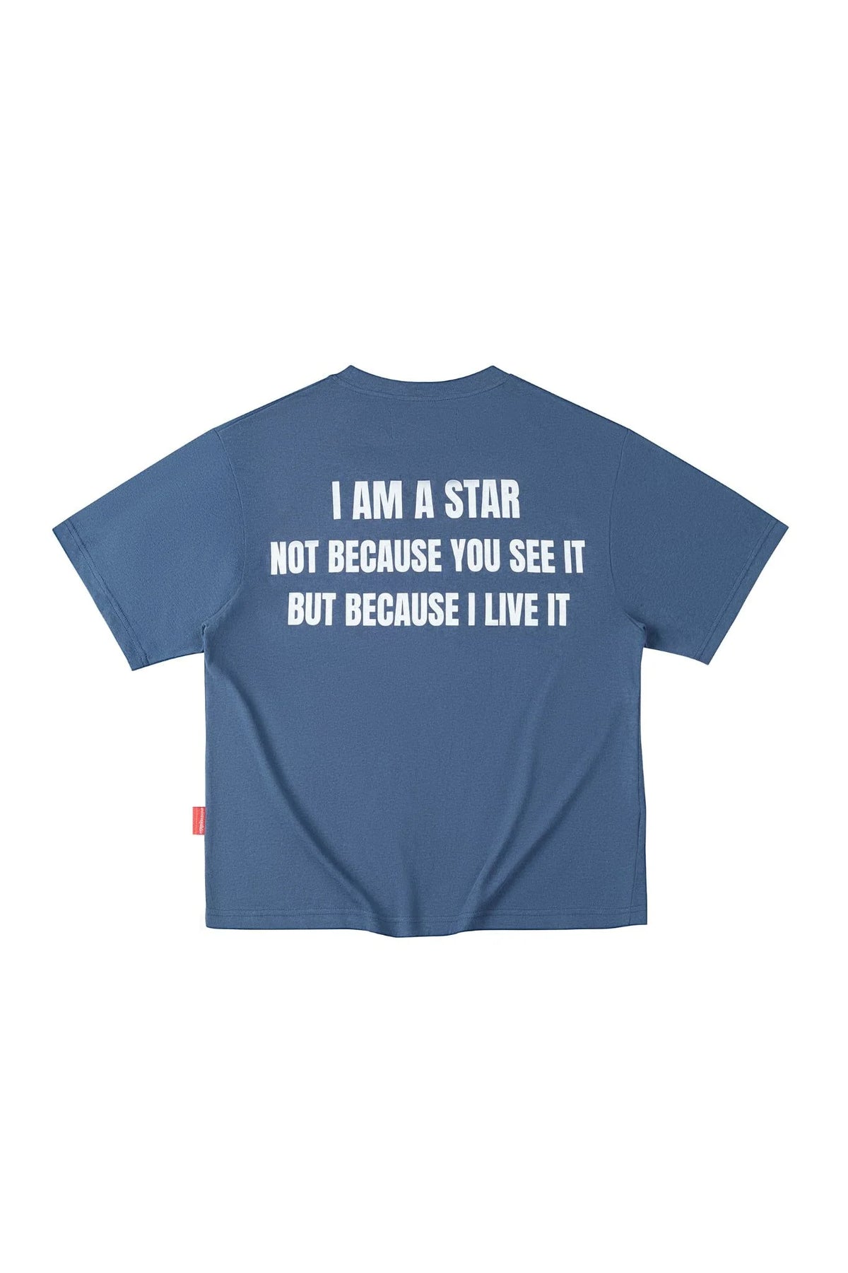 NAVY "WHENEVER " STAR MANIFESTO T-SHIRT