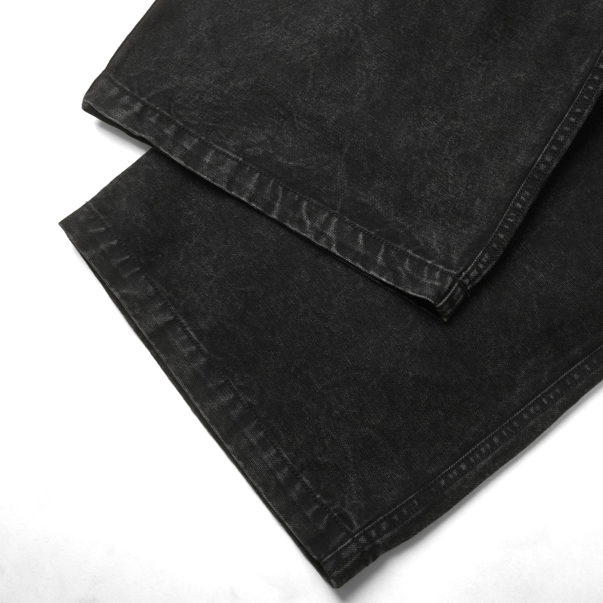 BIG POCKET CARGO PANTS WASHED/ BLACK