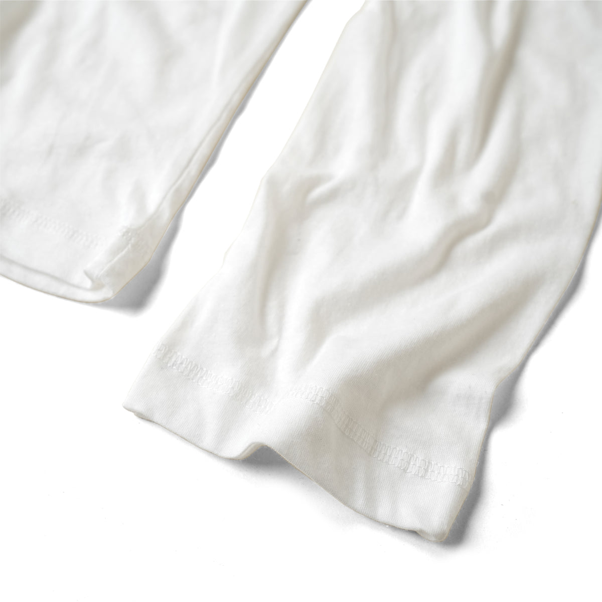 LIGHTWEIGHT LINEN POCKET LONG SLEEVE/ WHITE