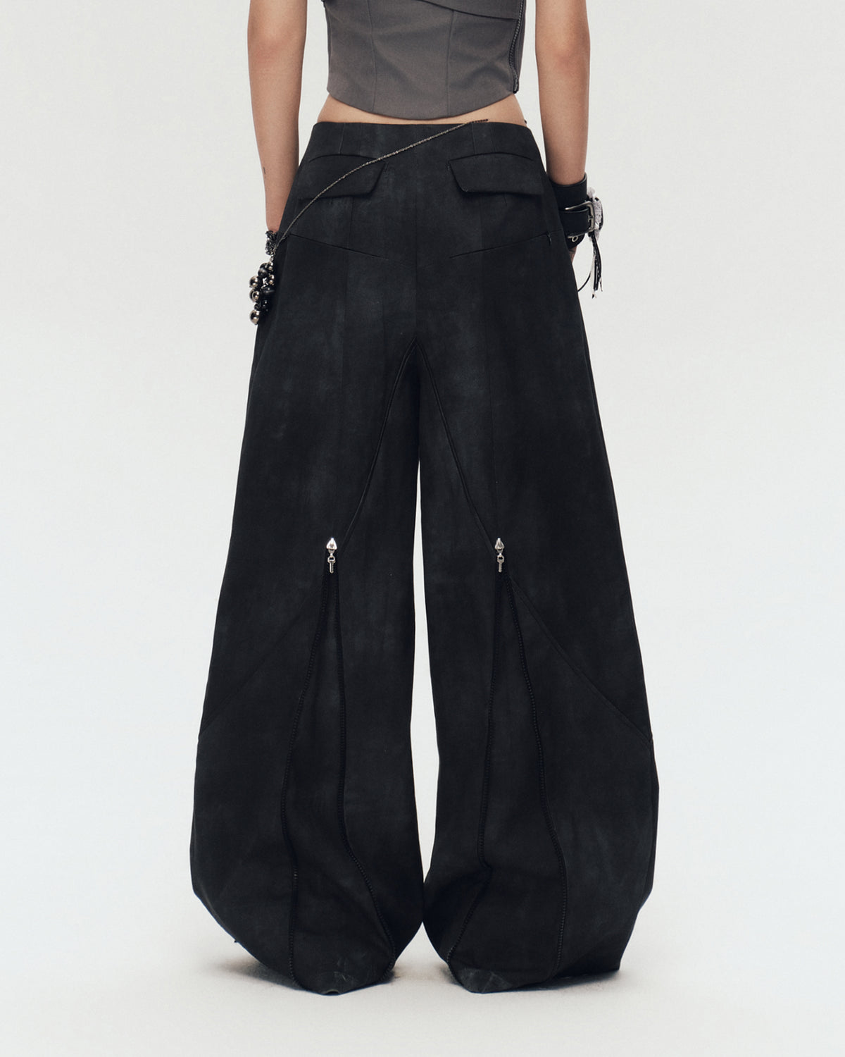 QUENTIN PANTS (BLACK GREY)