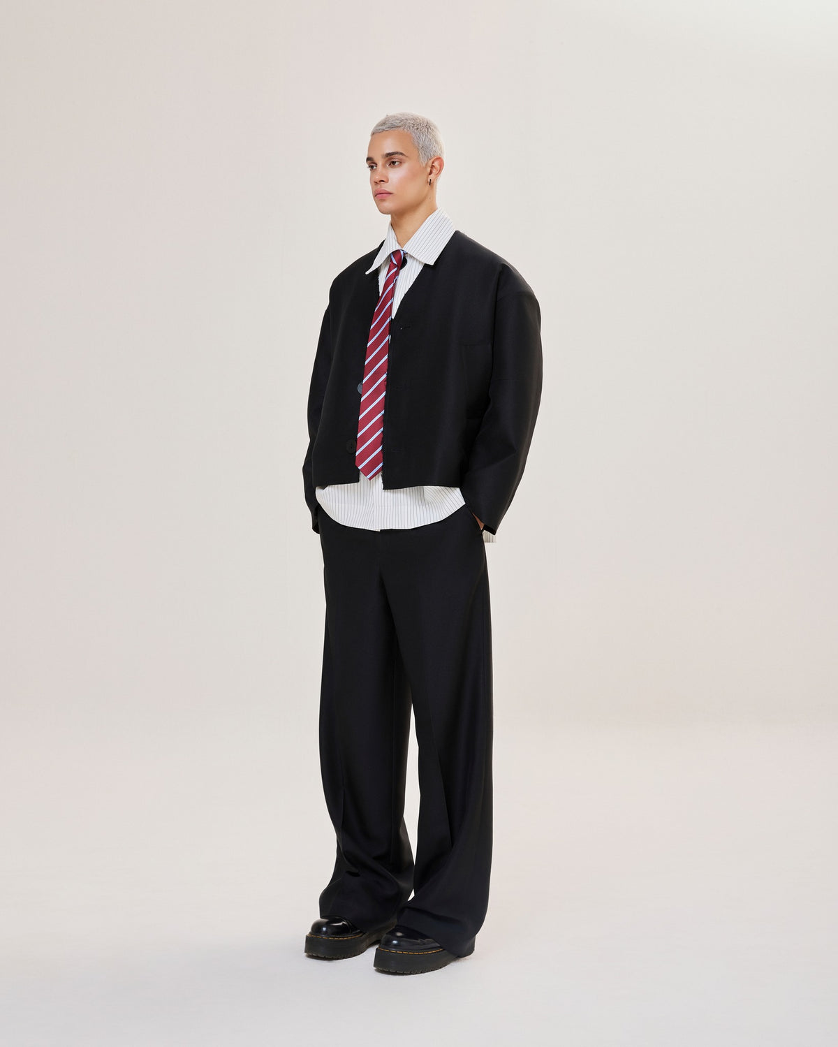 Black Wide Tube Pants Caotus Astoud