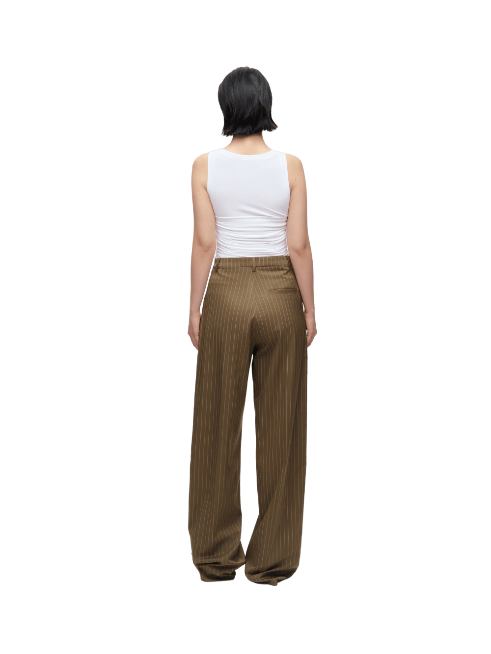 Draped Waist Tank Top