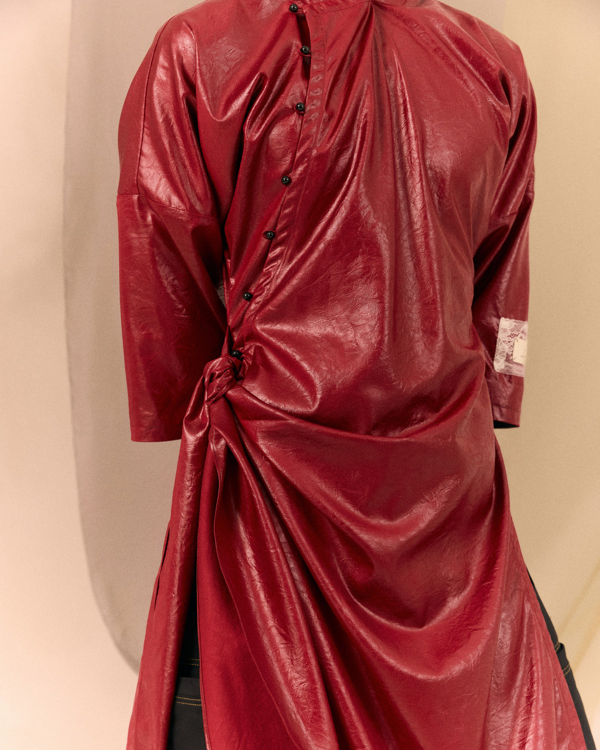 Red Ao dai Thuong Ho