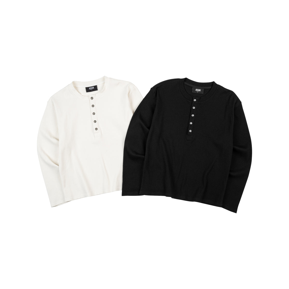 Black Button Long Sleeves aesir astoud