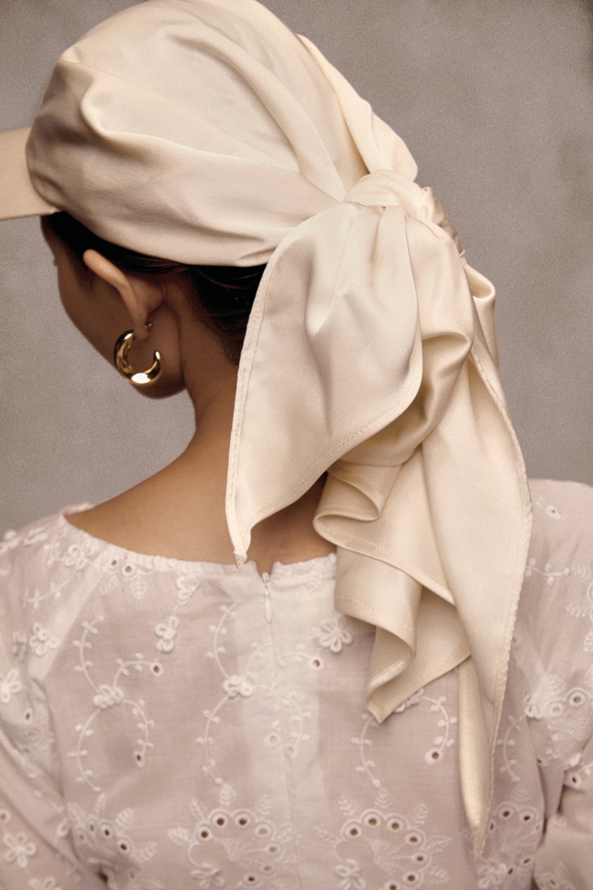 Cream Tax Silk Cap AN HERITAGE ASTOUD