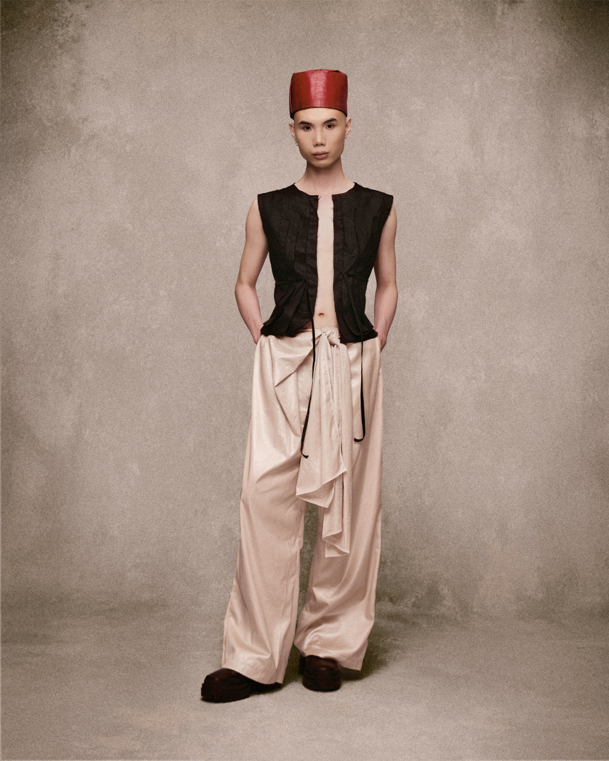 Caravelle Tussah Silk Gilet