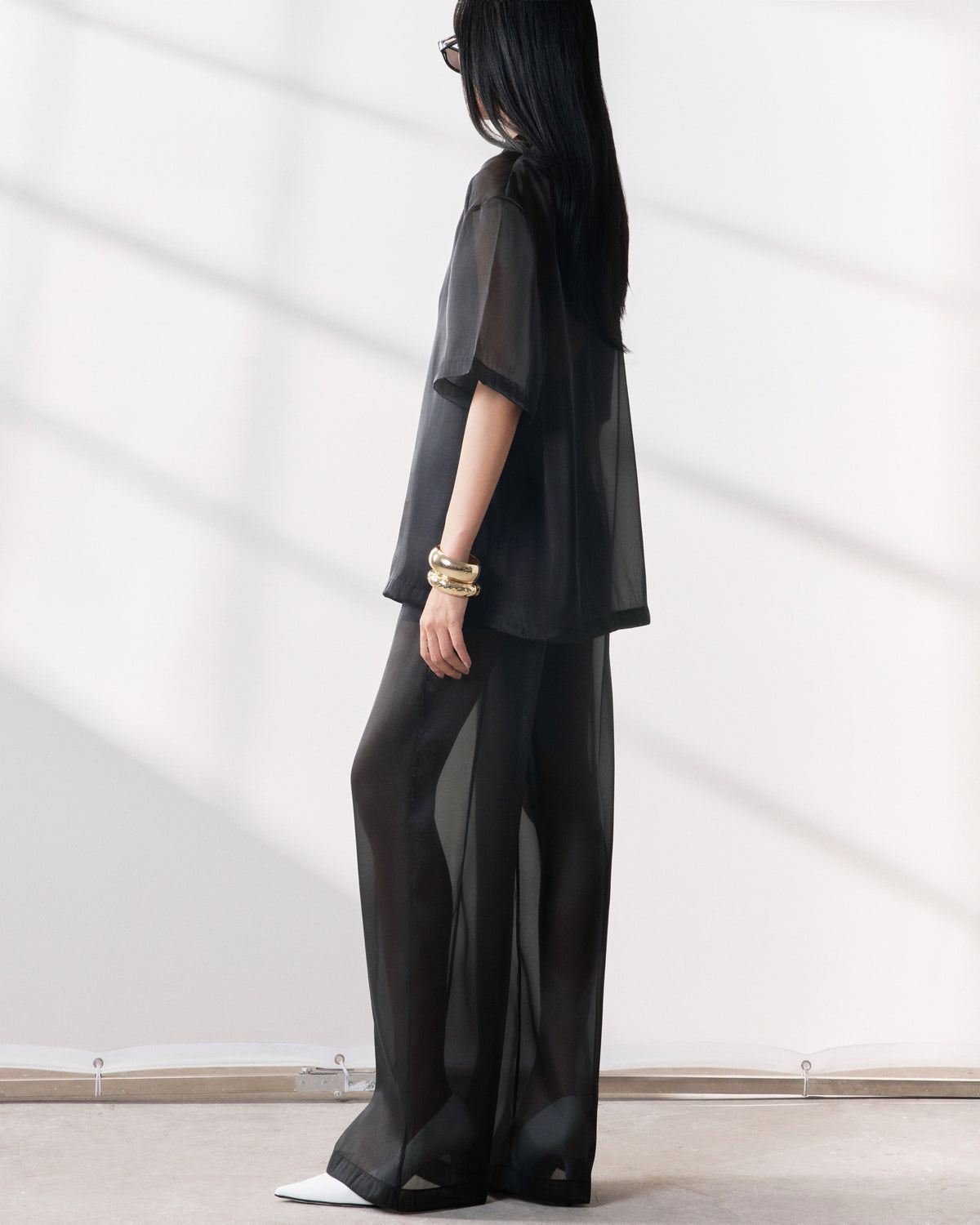 s25-womens-black-silk-organza-shirt fortythree astoud