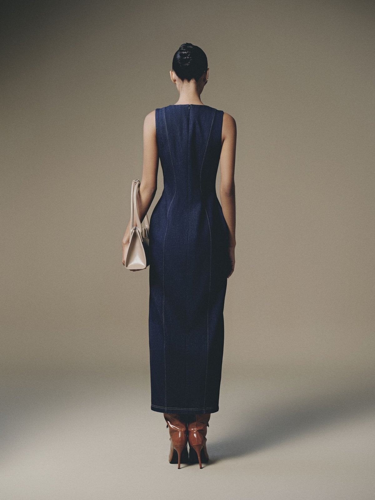 BLUE CROSS BUTTONED DRESS