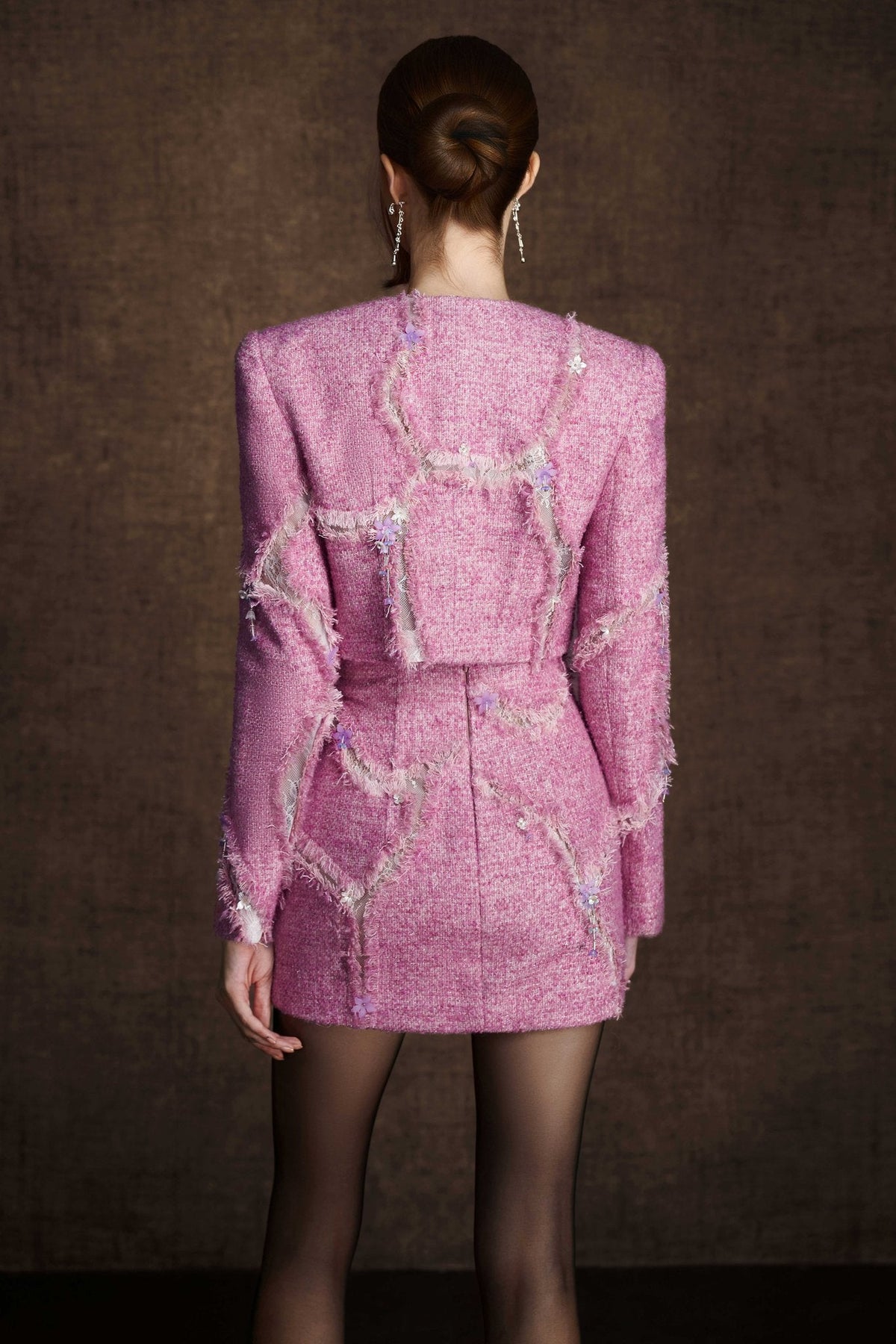 PINK RIFTED SKIRT