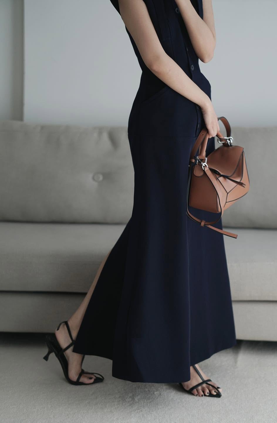 BUTTON FRONT DRESS