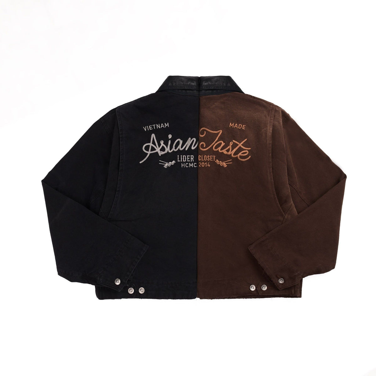 COFFEE ASIAN TASTE DENIM JACKET