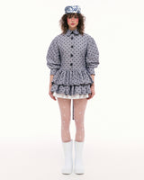 DARK GRAY LADYBUG SHIRT