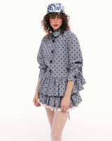 DARK GRAY LADYBUG SHIRT