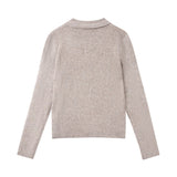 Oatmilk Maison Henley Polo Shirt