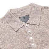 Oatmilk Maison Henley Polo Shirt