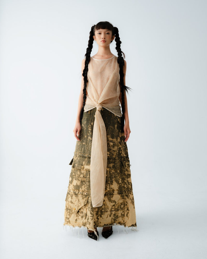 lam-lu-cargo-jean-skirt an heritage astoud