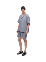 Checked Double Waist Shorts