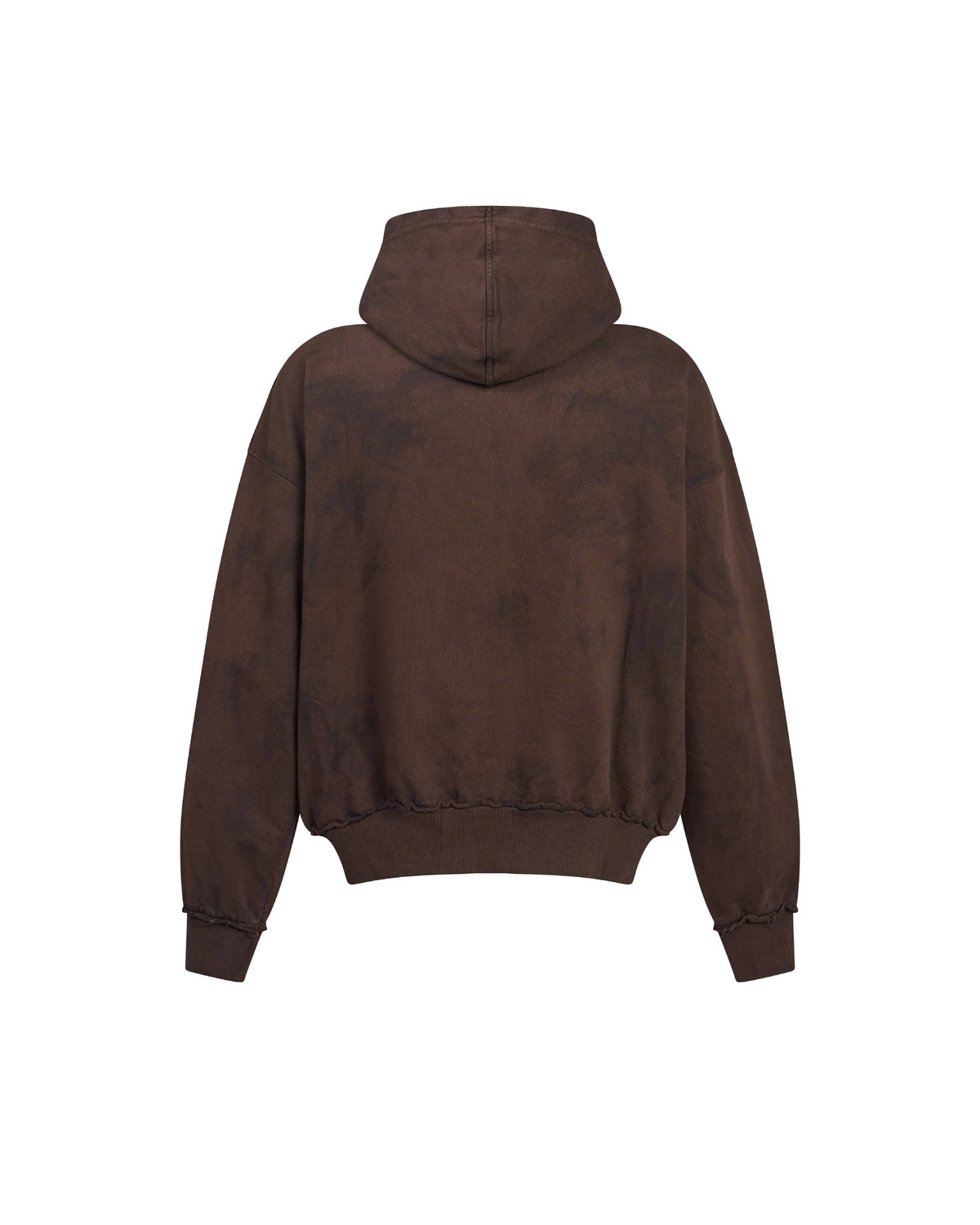 DIMOIR DOUBLE-BODY WASH BROWN HOODIE