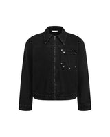 DIMOIR TYPE -I BLACK WASH DENIM JACKETS