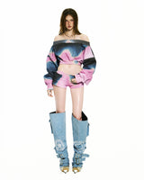 BONG Printed Super Short Pants - GRADIENT