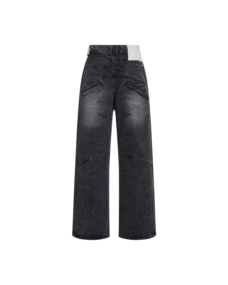 DIMOIR GUNMETAL STRAIGHT DENIM PANTS
