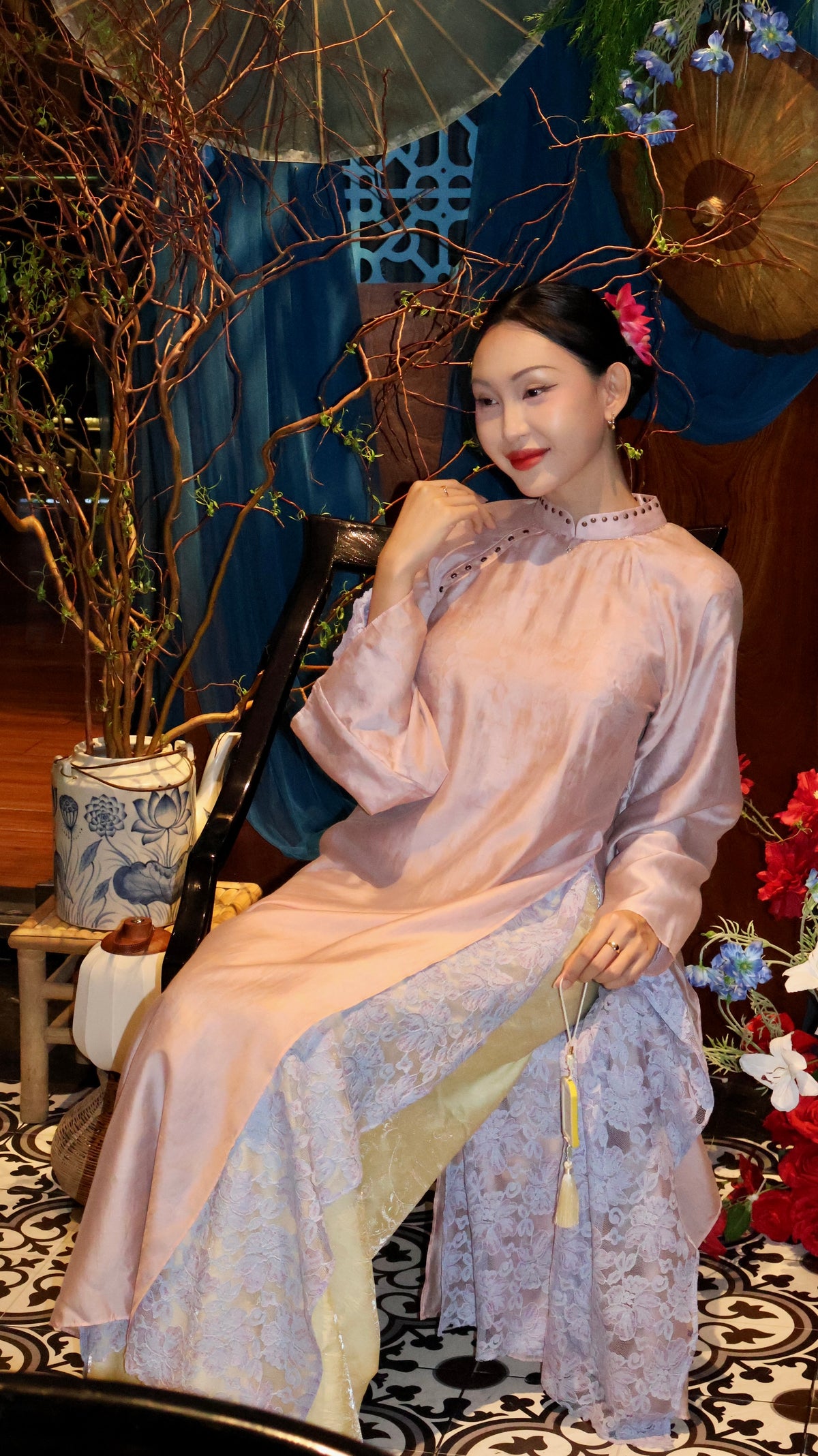 Áo Dài Hà Thanh - Vietnamese Traditional Dress