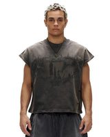 TBC6 - "FNOS" WASHED BAT CUT - DARK GREY