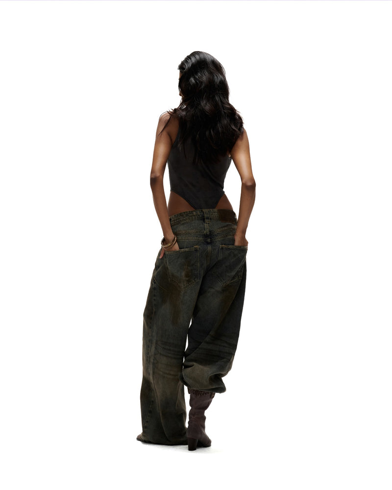 BDS1 - "FNOS" BODYSUIT - DARK GREY