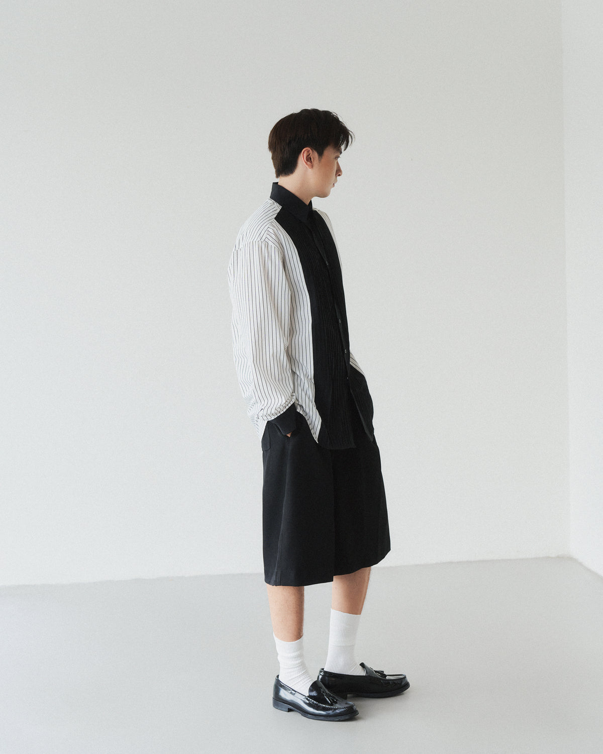 Lemer Shirt - Black & White