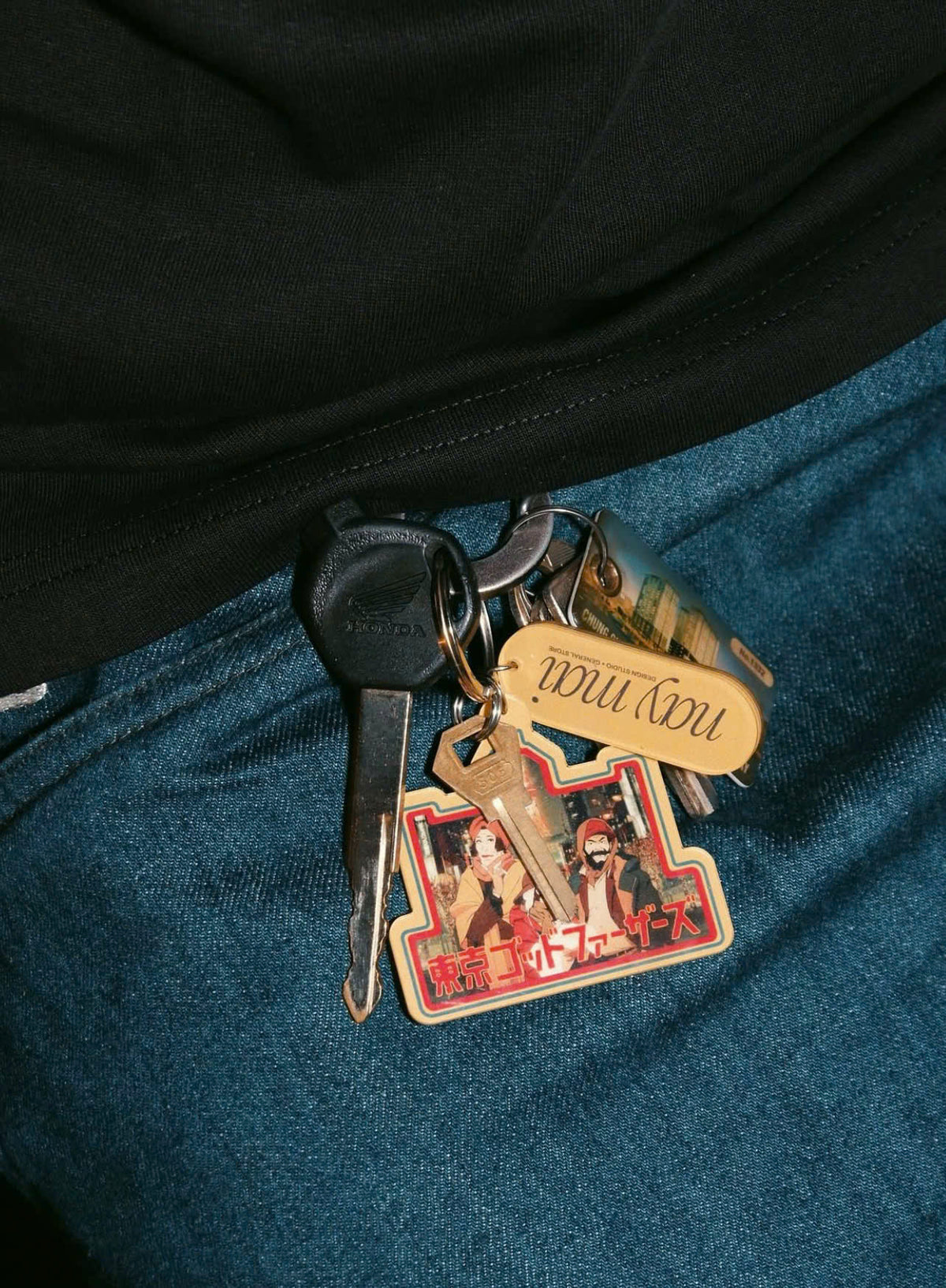 Tokyo Godfathers Keychain