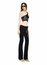 BONG LOW RISE FLARED PANTS