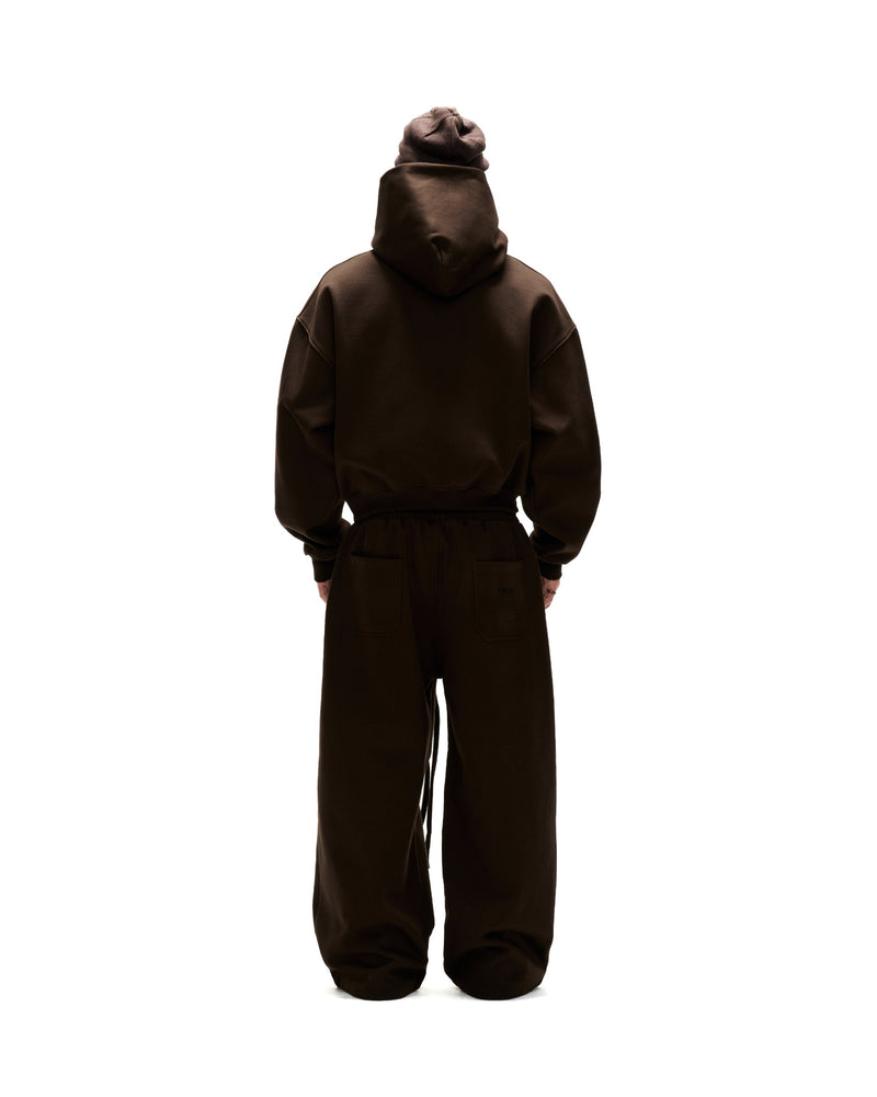 JGN8 - "FNOS" SWEAT PANT - BROWN