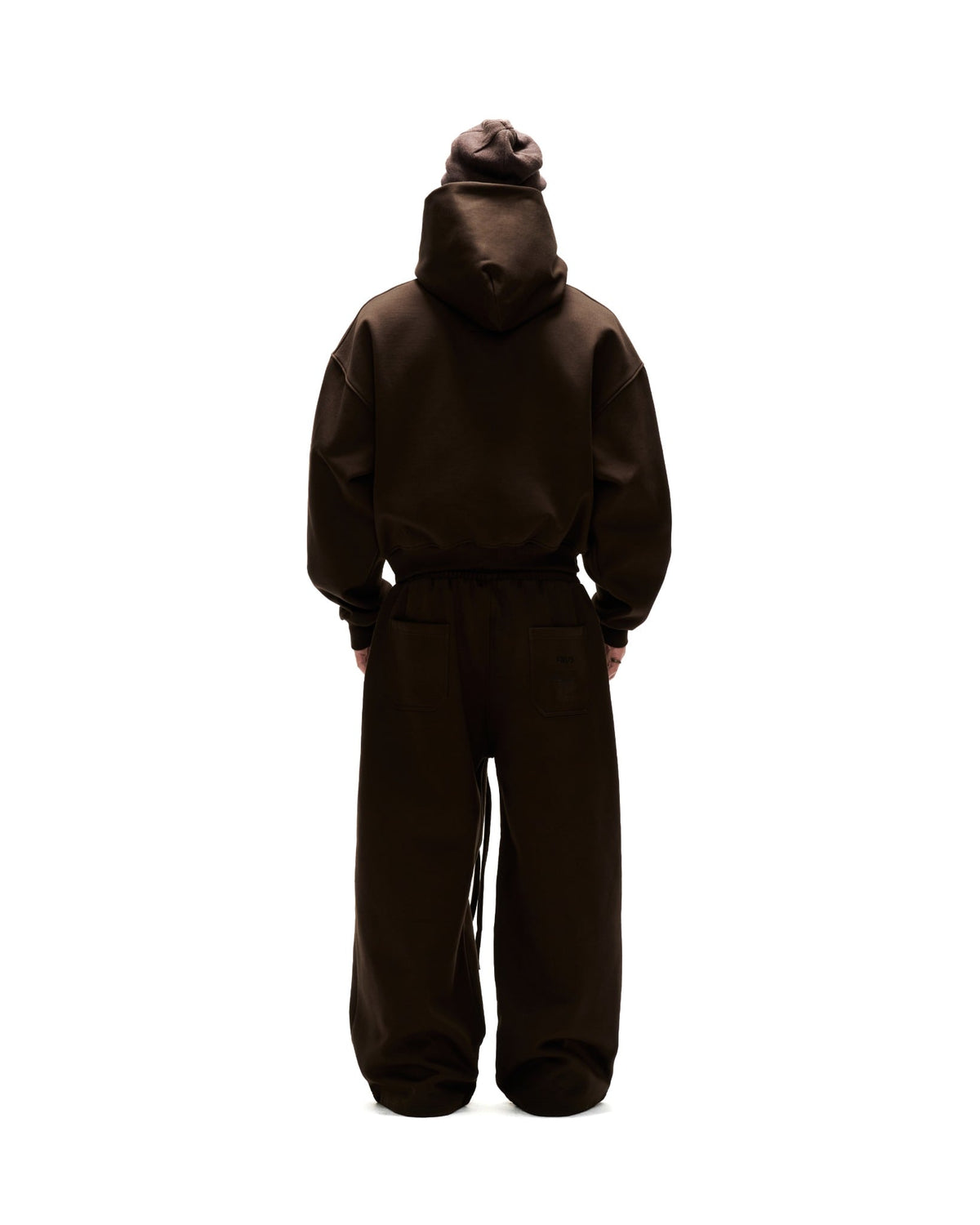 HD21- "FNOS" BASIC HOODIE - BROWN